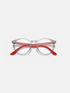 Ray-Ban Junior RY1594 3812 Kids Eyeglasses Clear Red Frame 44-19-130 Mint
